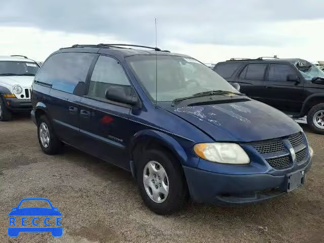2001 DODGE CARAVAN 1B8GP25G51B100754 image 0