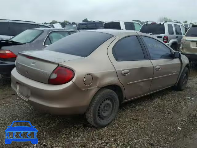 2000 PLYMOUTH NEON 1P3ES46C4YD697010 зображення 3