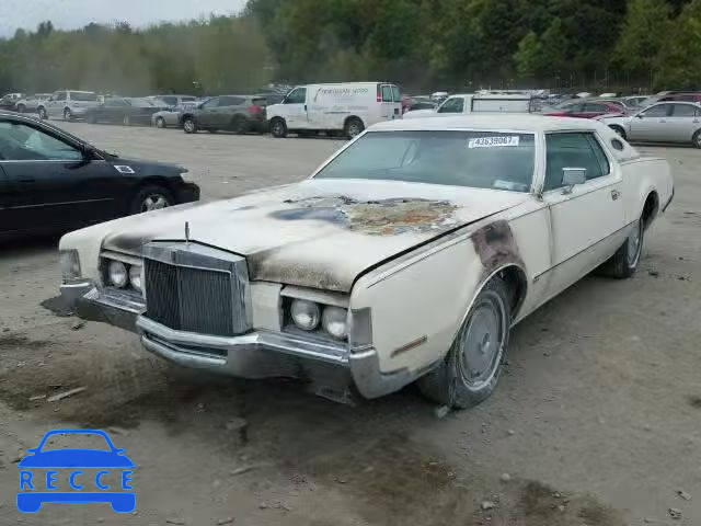 1972 LINCOLN CONTINENTL 2Y89A889615 Bild 1