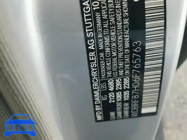 2006 MERCEDES-BENZ C WDBRF87H06F765763 image 9
