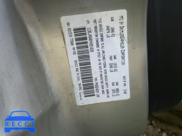 2000 CHRYSLER CIRRUS 1C3EJ46X8YN251639 image 9