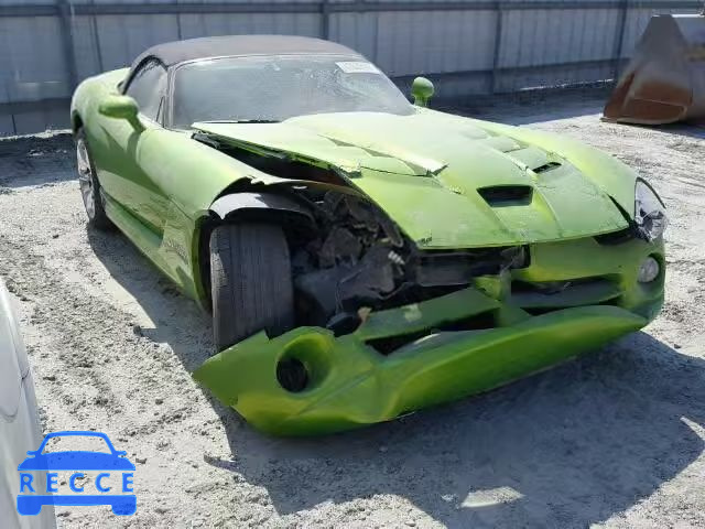 2009 DODGE VIPER 1B3JZ65Z59V500693 зображення 0