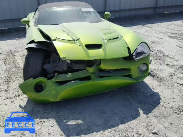 2009 DODGE VIPER 1B3JZ65Z59V500693 зображення 8