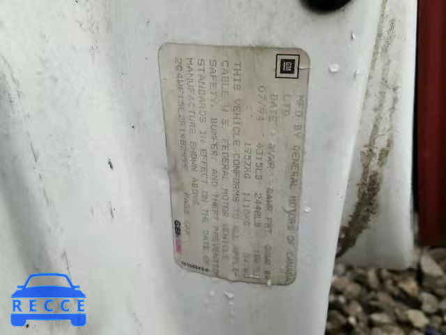 1994 BUICK REGAL 2G4WF15L2R1482999 Bild 9