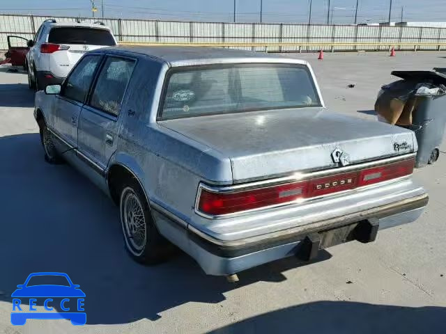 1989 DODGE DYNASTY 1B3BC5633KD615041 image 2