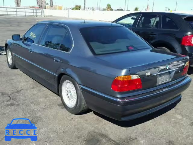 1999 BMW 740 WBAGH833XXDP01088 image 2