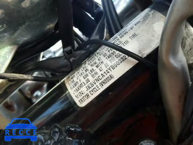 2000 KAWASAKI VN800 JKBVNCA14YB503827 зображення 9
