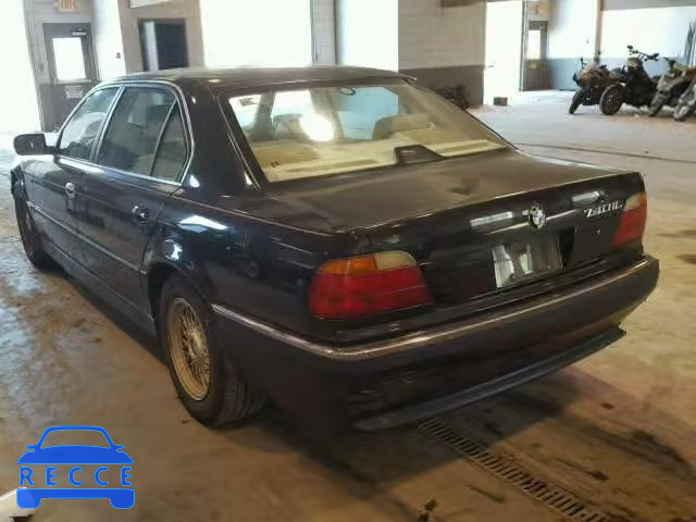 1998 BMW 740 WBAGJ8325WDM15790 image 2