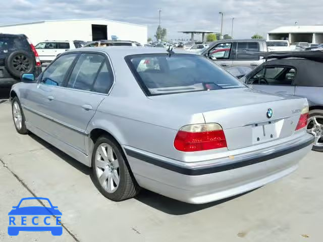 2001 BMW 740 WBAGG83411DN86125 image 2