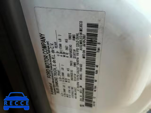 2008 FORD F650 3FRWX65HX8V649463 image 9