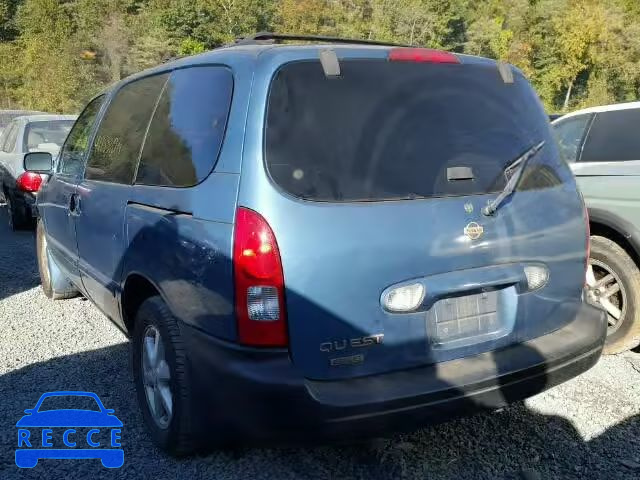 2001 NISSAN QUEST 4N2ZN17T71D812823 image 2