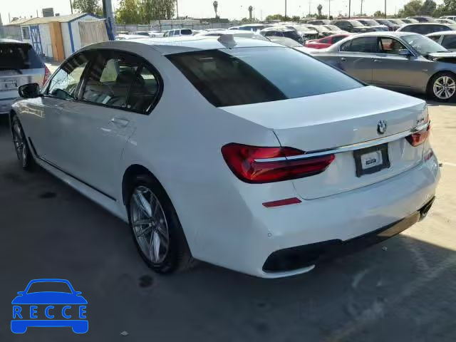 2016 BMW 740 WBA7E2C58GG548393 зображення 2