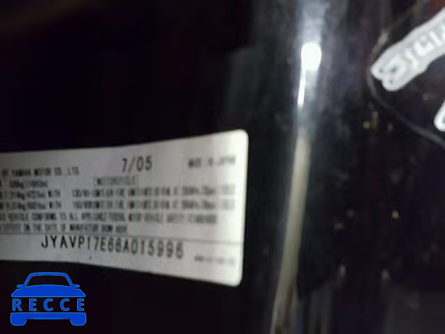 2006 YAMAHA XV1700 A JYAVP17E66A015996 image 9