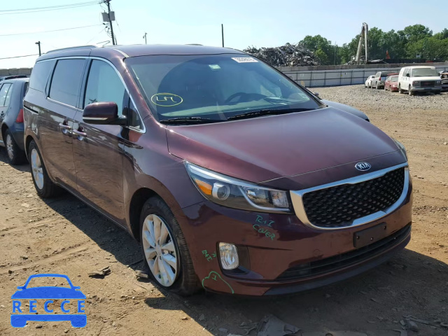 2017 KIA SEDONA EX KNDMC5C14H6259366 зображення 0