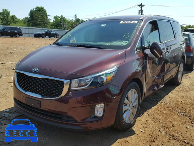 2017 KIA SEDONA EX KNDMC5C14H6259366 зображення 1