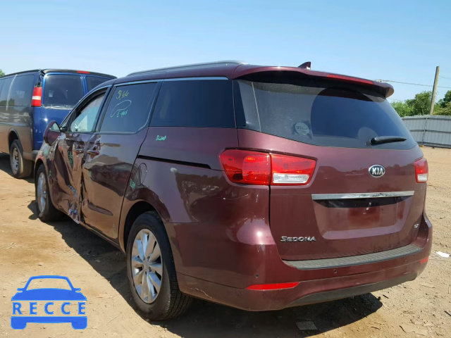 2017 KIA SEDONA EX KNDMC5C14H6259366 зображення 2