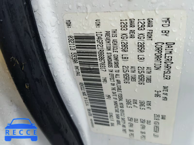 2006 DODGE CARAVAN C/ 1D4GP21R86B670317 image 9