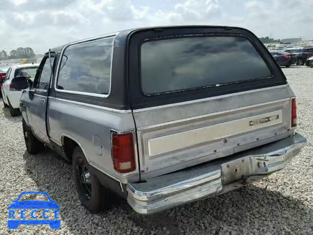 1989 DODGE RAMCHARGER 3B4GE17YXKM904923 image 2