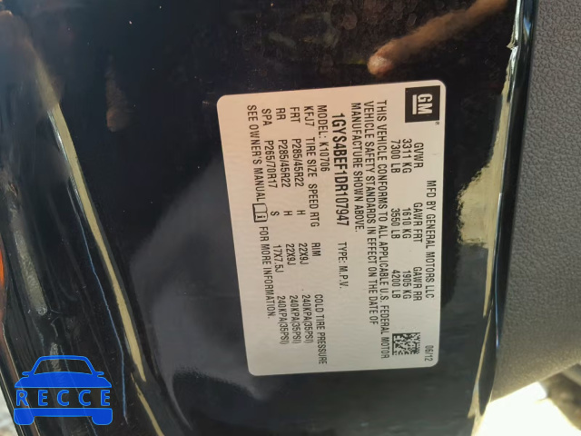 2013 CADILLAC ESCALADE L 1GYS4BEF1DR107947 image 9