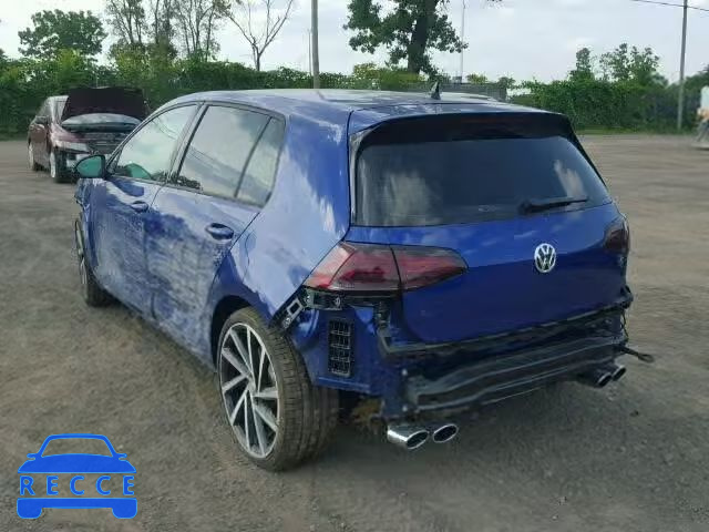 2018 VOLKSWAGEN GOLF R WVWWF7AU8JW203140 image 2