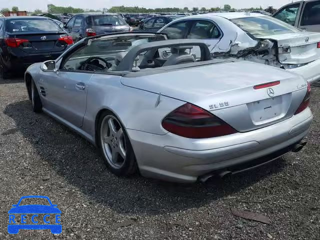 2003 MERCEDES-BENZ SL 55 AMG WDBSK74F43F041452 зображення 2