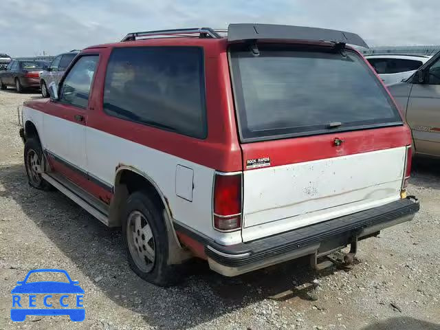 1991 CHEVROLET BLAZER S10 1GNCT18Z0M8209492 image 2