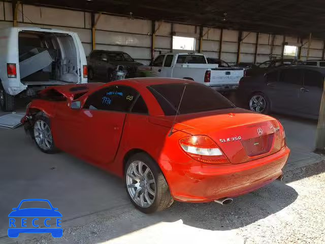 2007 MERCEDES-BENZ SLK 350 WDBWK56F07F137765 image 2