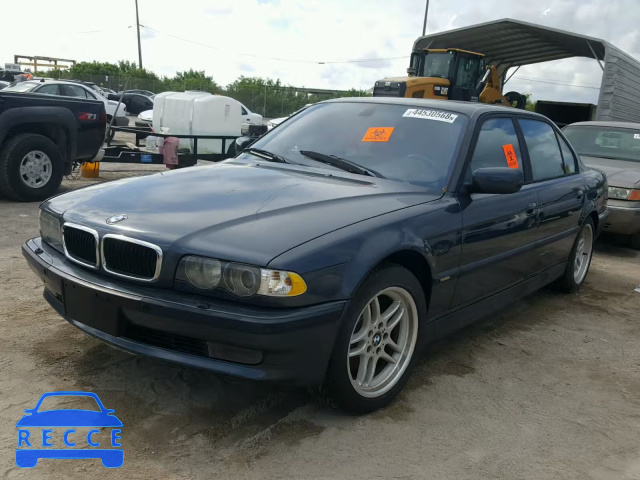 2001 BMW 750 IL WBAGJ03471DD74528 image 1