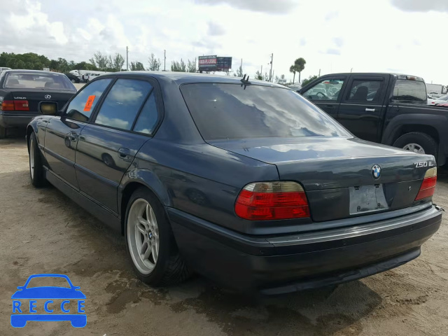 2001 BMW 750 IL WBAGJ03471DD74528 image 2