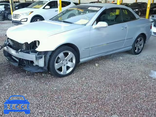 2007 MERCEDES-BENZ CLK 550 WDBTK72F67T079800 зображення 1