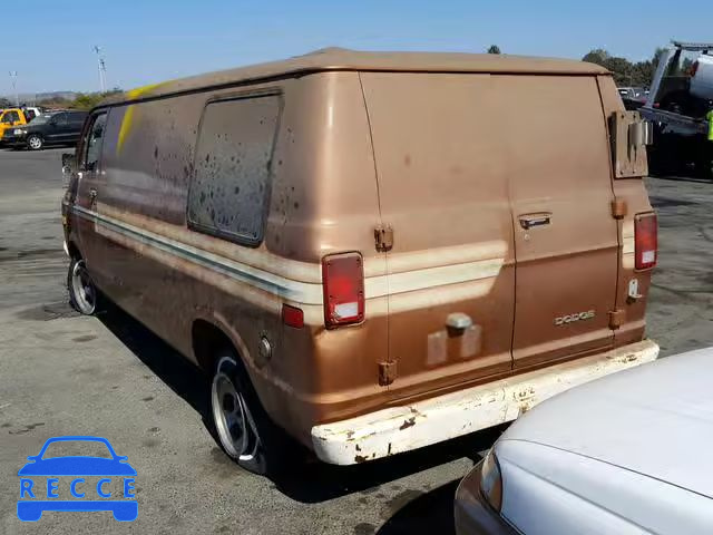 1978 DODGE VAN B21BF8X160583 зображення 2