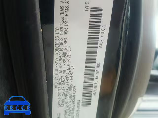 2006 SUBARU BAJA TURBO 4S4BT63C865102484 image 9