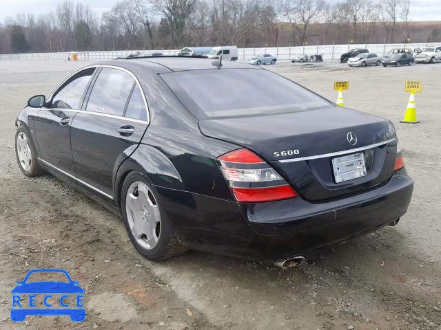 2007 MERCEDES-BENZ S 600 WDDNG76X17A118549 image 2