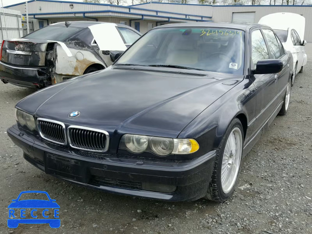 2001 BMW 750 IL WBAGJ034X1DD74359 image 1
