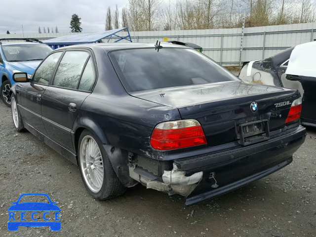 2001 BMW 750 IL WBAGJ034X1DD74359 image 2