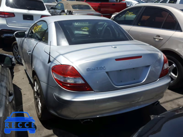 2007 MERCEDES-BENZ SLK 350 WDBWK56F47F143147 image 2