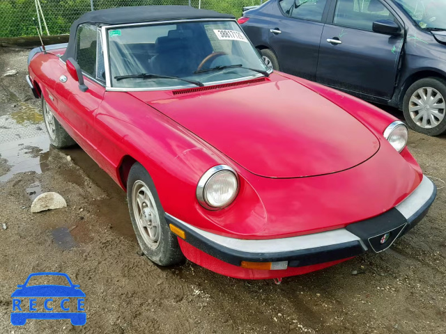 1987 ALFA ROMEO SPIDER VEL ZARBA5580H1048322 image 0