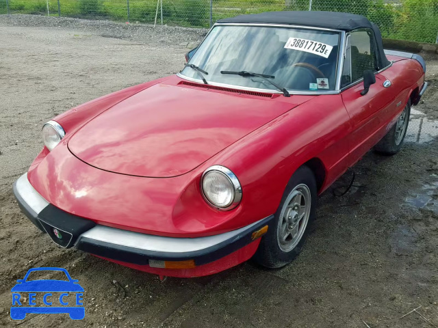 1987 ALFA ROMEO SPIDER VEL ZARBA5580H1048322 зображення 1