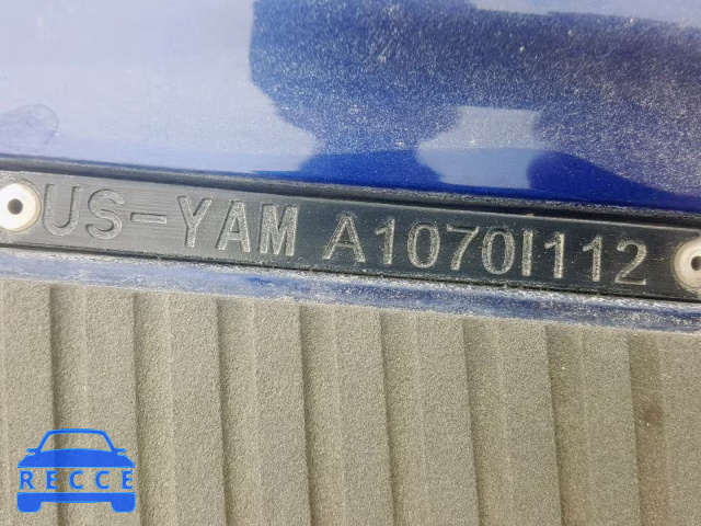 2012 YAMAHA VX SPORT YAMA10701112 зображення 9