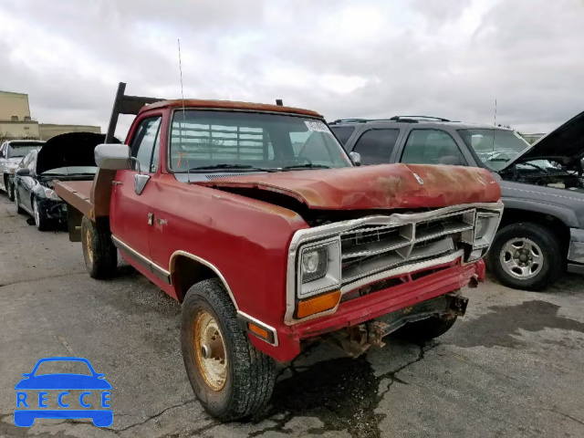 1989 DODGE W-SERIES W 1B7JM26Z1KS113604 image 0