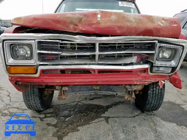 1989 DODGE W-SERIES W 1B7JM26Z1KS113604 image 8