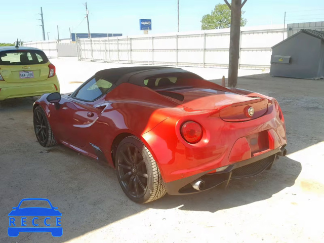 2016 ALFA ROMEO 4C SPIDER ZARBAAB46GM182503 Bild 2