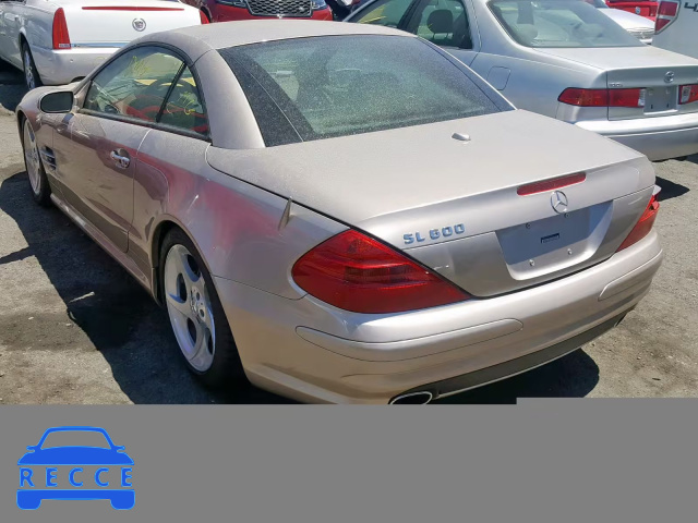 2005 MERCEDES-BENZ SL 600 WDBSK76F05F094777 image 2