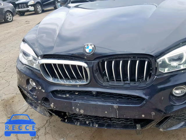 2017 BMW X6 XDRIVE5 5UXKU6C34H0W38610 image 8