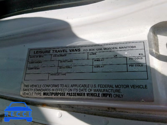 1998 DODGE RAM VAN B3 2B6KB31Z7WK156842 image 9