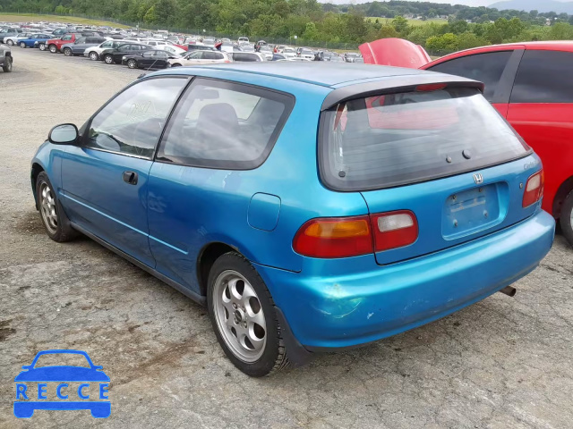 1992 HONDA CIVIC VX 2HGEH2360NH530001 зображення 2