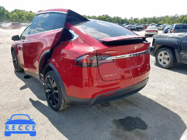 2017 TESLA MODEL X 5YJXCAE26HF060206 image 2