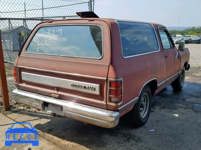 1985 DODGE RAMCHARGER 1B4GD12W4FS679839 зображення 3