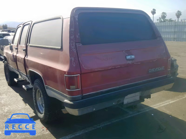 1989 CHEVROLET SUBURBAN V 1GNGV26K8KF165886 Bild 2