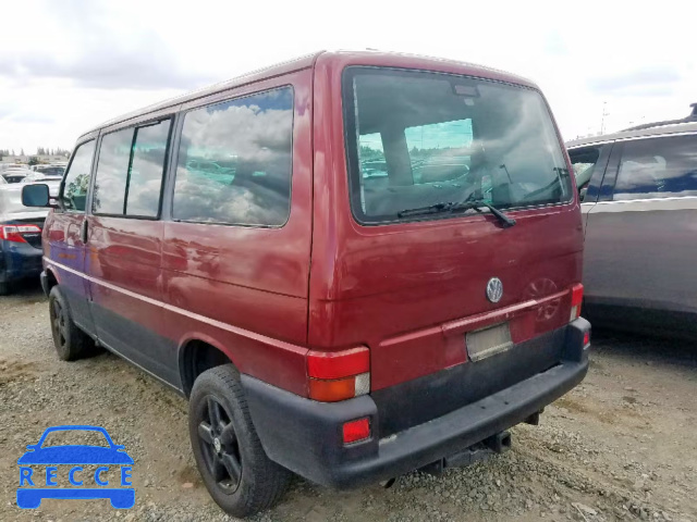 2001 VOLKSWAGEN EUROVAN MV WV2MB47011H078672 зображення 2